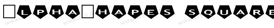 AlphaShapes squares字体转换